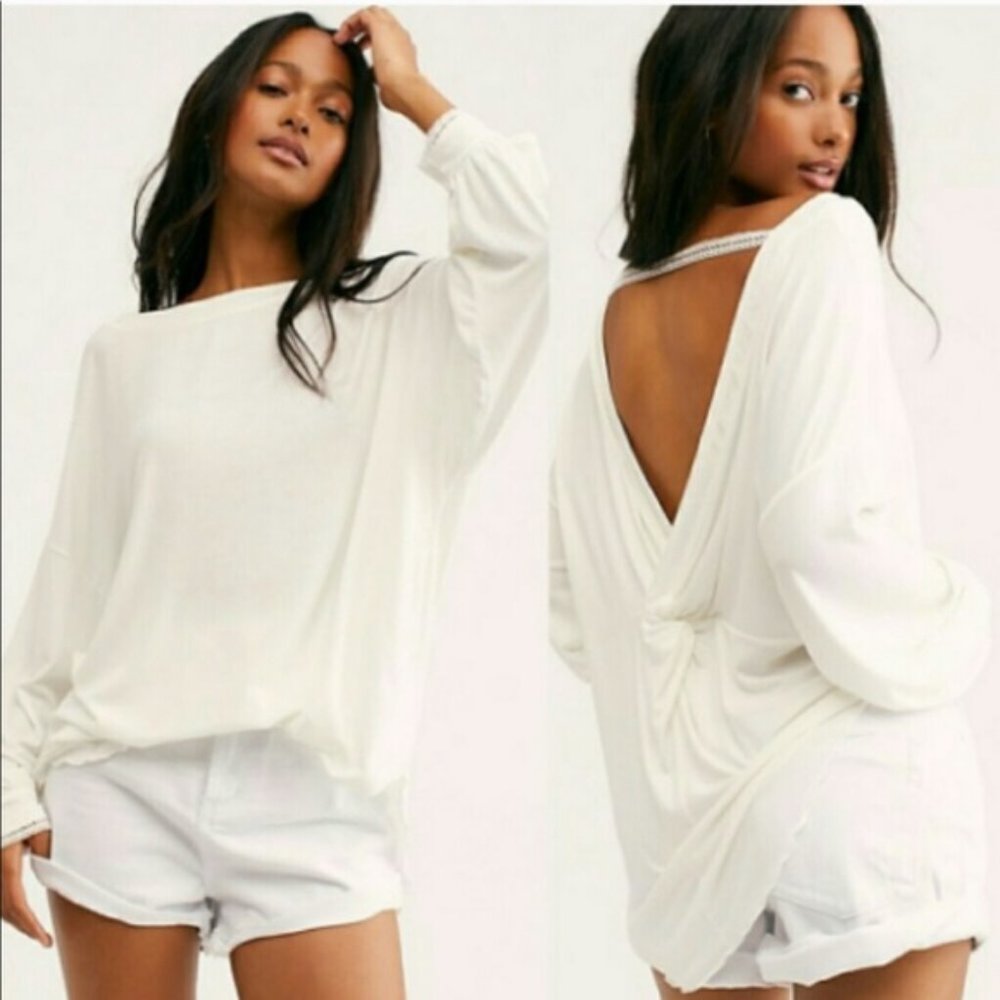 NWT Free People Shimmy Shake Twist Top - Picture 1 of 3